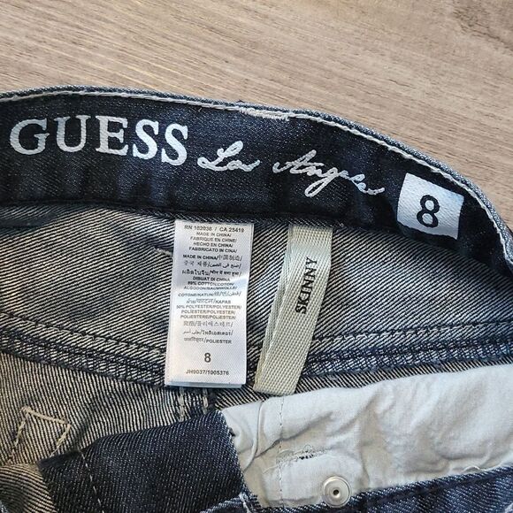 Guess skinny stretch low rise jeans  Size  8 - Picture 3 of 5